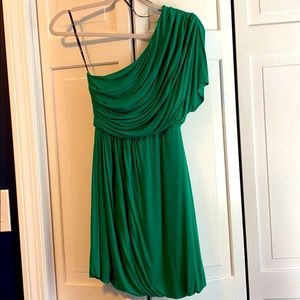 Forever 21 Women’s One Shoulder Dress, Green